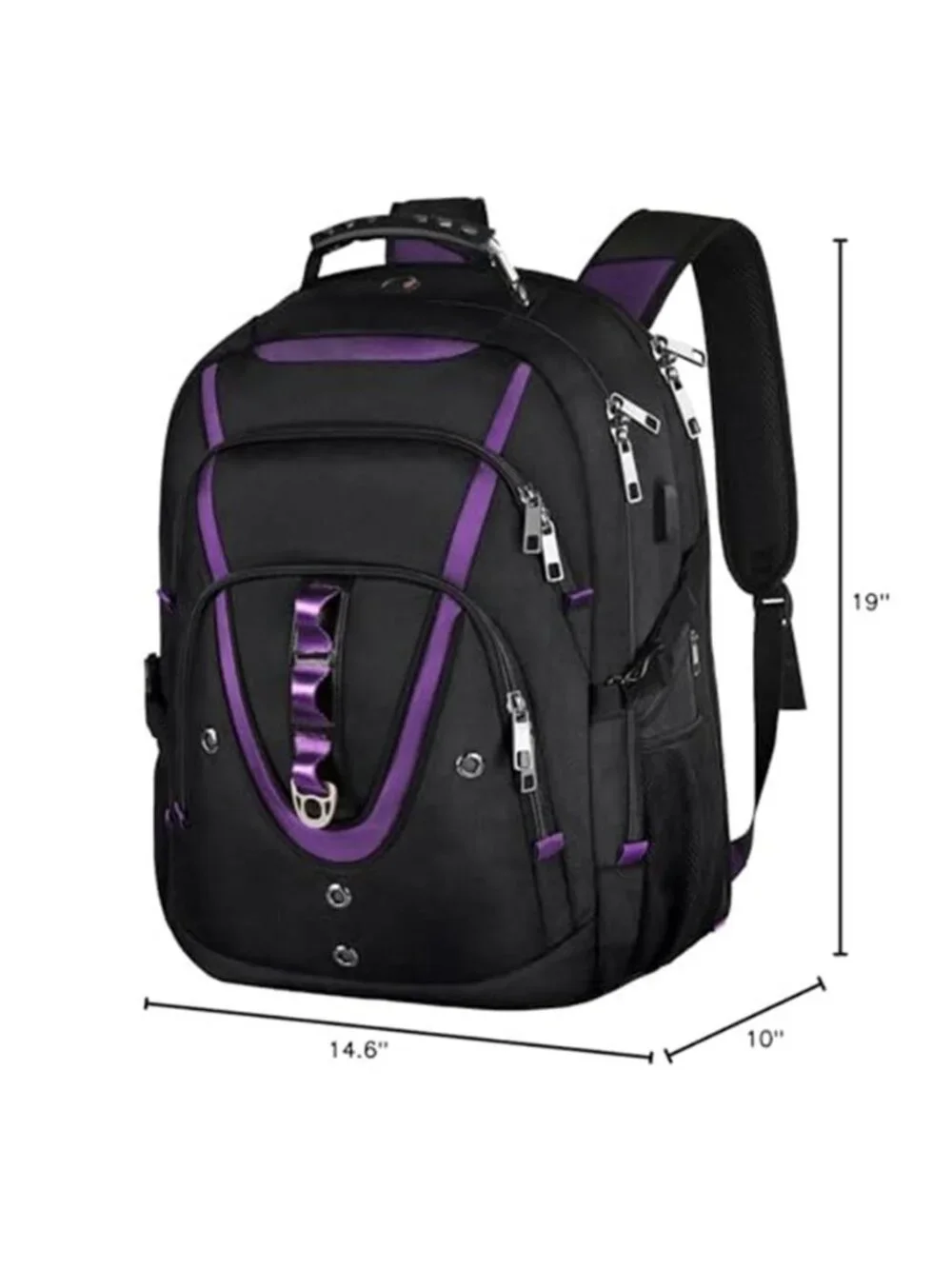 Extra Large Travel Laptop Backpack 60L TSA Carry On Gaming RFID 19 Inch Bag